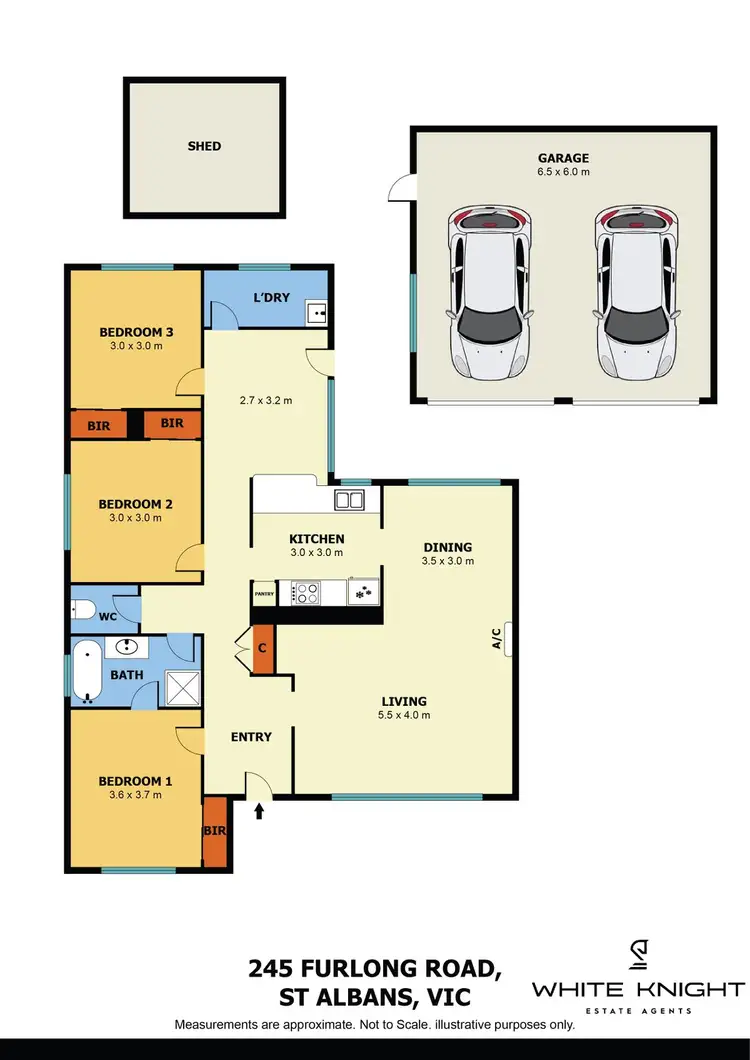 Floorplan of Homely house listing, 245 Furlong Road, St Albans VIC 3021