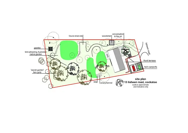 Floorplan of Homely house listing, 13 Lisheen Road, Cockatoo VIC 3781