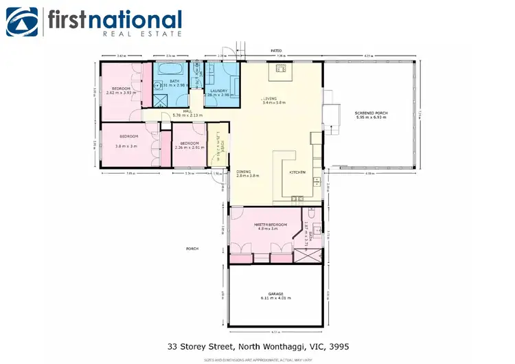 Floorplan of Homely house listing, 33 Storey Street, Wonthaggi VIC 3995
