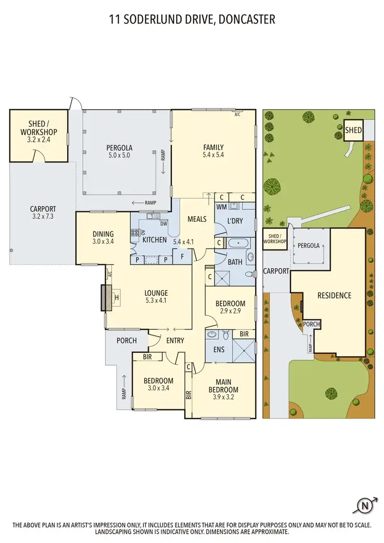 Floorplan of Homely house listing, 11 Soderlund Drive, Doncaster VIC 3108