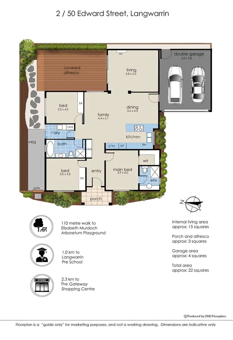 Floorplan of Homely house listing, 2/50 Edward Street, Langwarrin VIC 3910