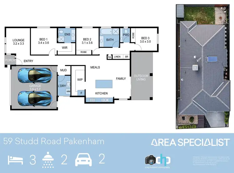 Floorplan of Homely house listing, 59 Studd Road, Pakenham VIC 3810