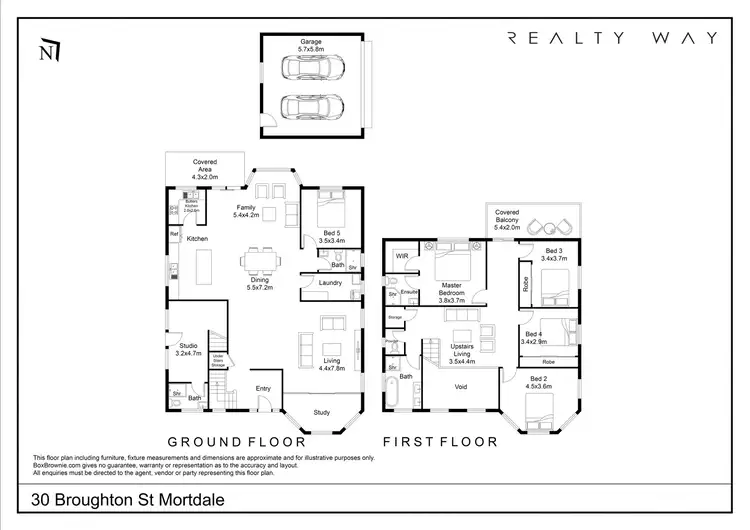 Floorplan of Homely house listing, 30 Broughton Street, Mortdale NSW 2223