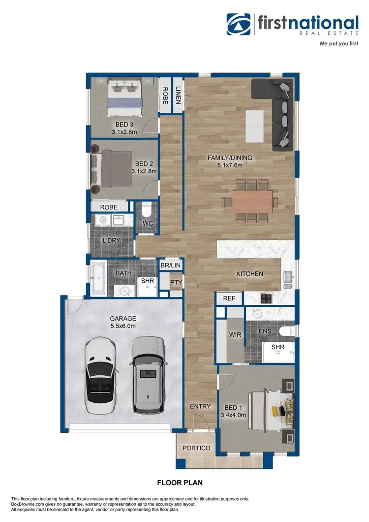 Floorplan of Homely house listing, 99 Saxton Street, Numurkah VIC 3636