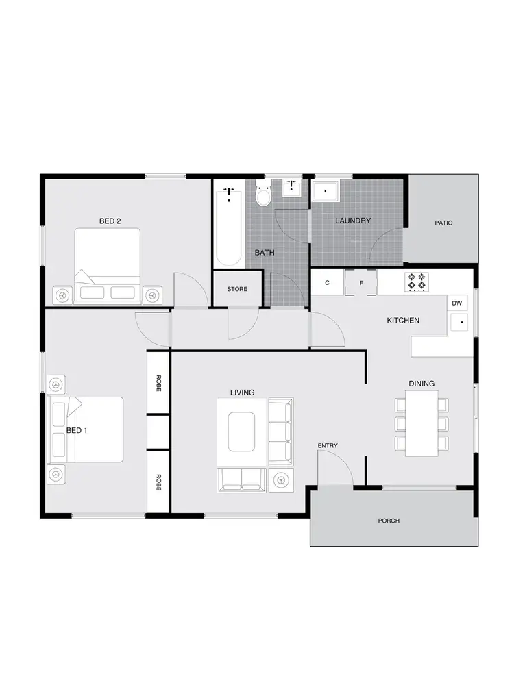 Floorplan of Homely house listing, 9 Rivett Street, Hackett ACT 2602