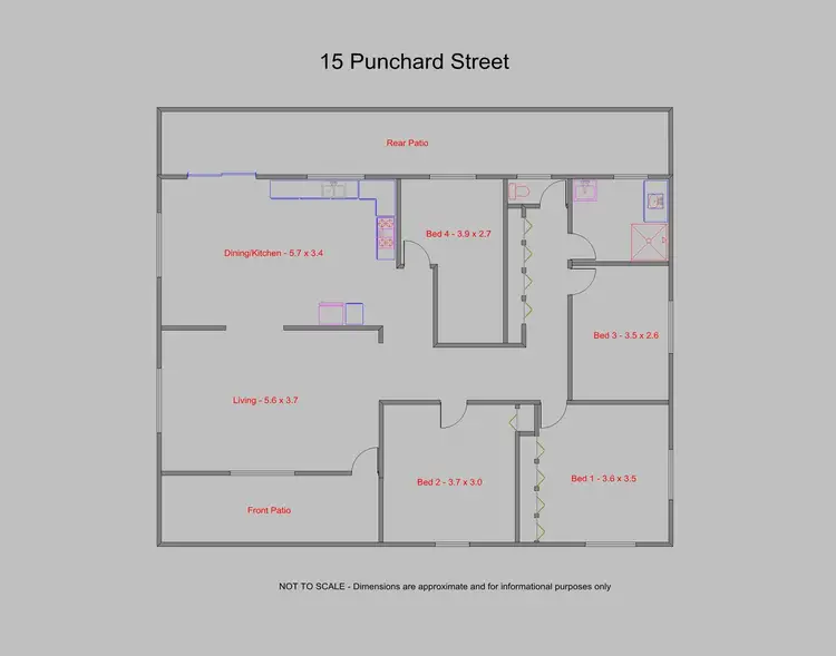 Floorplan of Homely house listing, 15 Punchard Street, East Innisfail QLD 4860