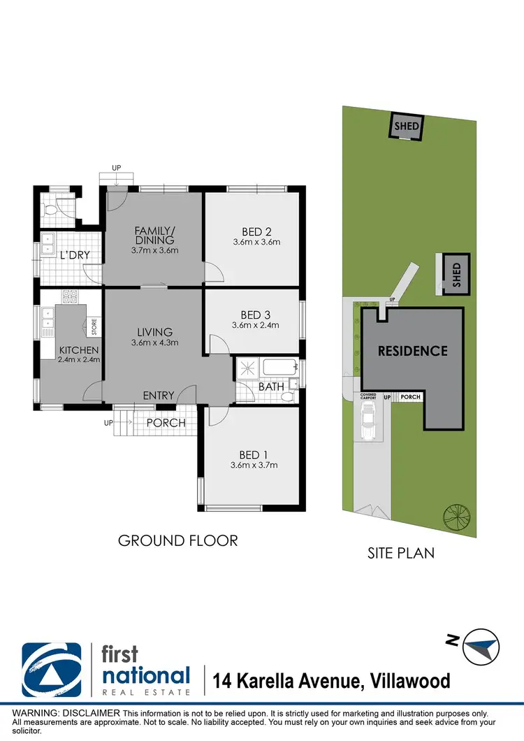 Floorplan of Homely house listing, 14 Karella Avenue, Villawood NSW 2163