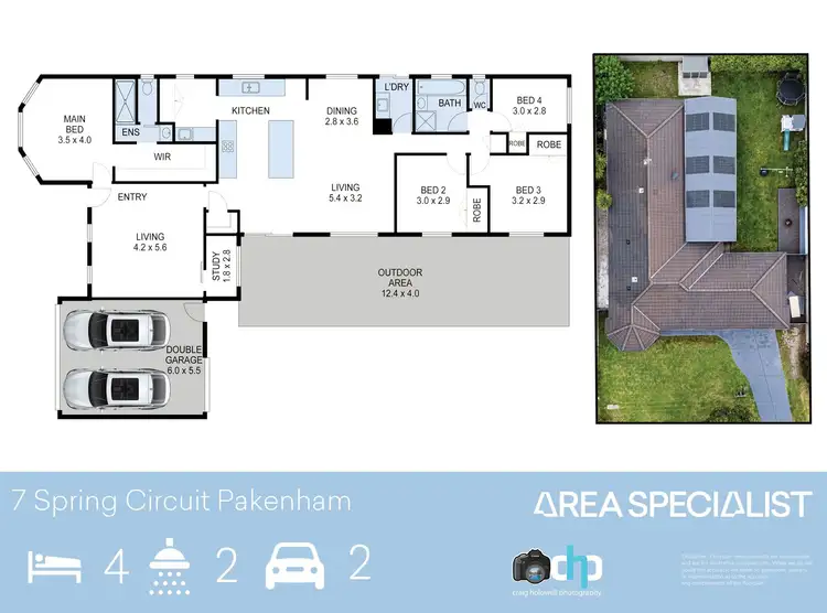 Floorplan of Homely house listing, 7 Spring Circuit, Pakenham VIC 3810