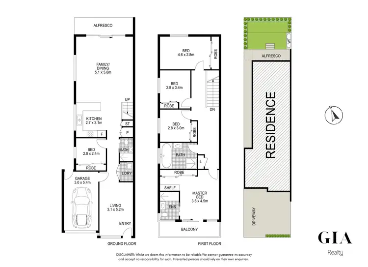 Floorplan of Homely semi-detached listing, 313a Canley Vale Rd, Canley Heights NSW 2166