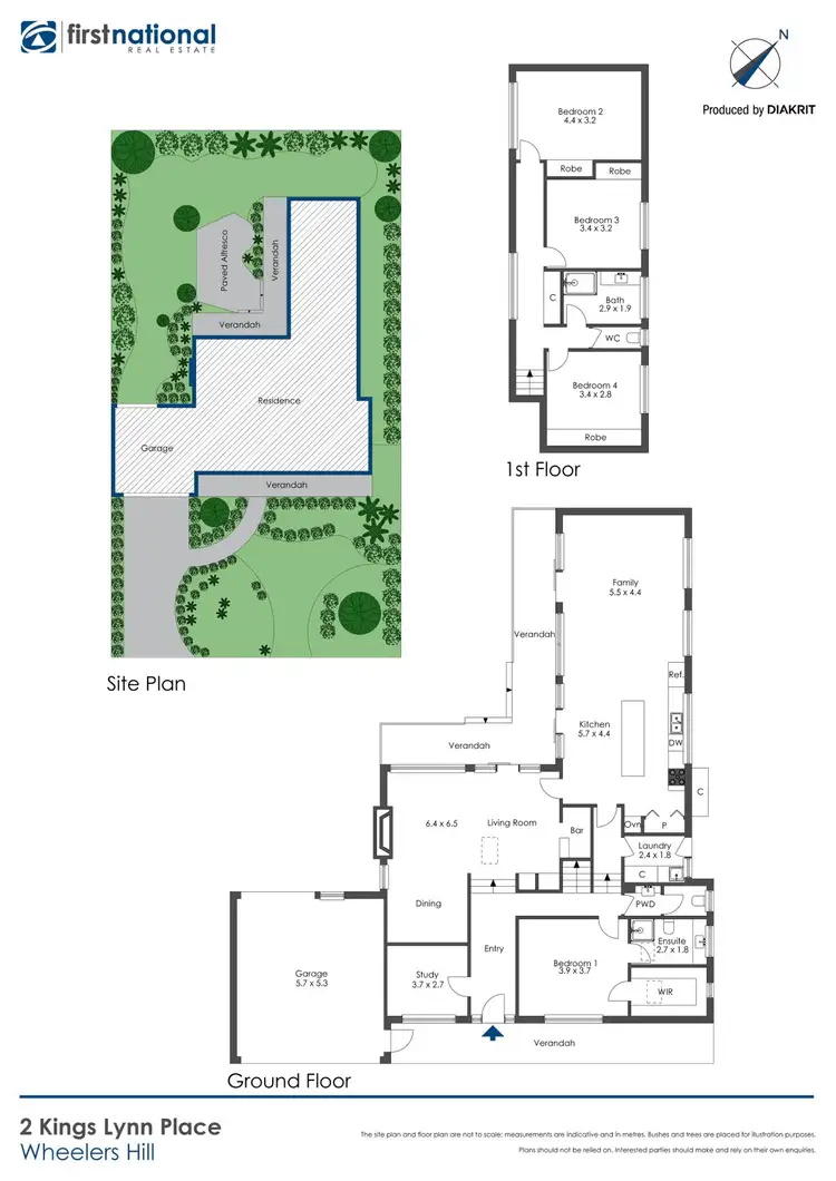 Floorplan of Homely house listing, 2 Kings Lynn Place, Wheelers Hill VIC 3150