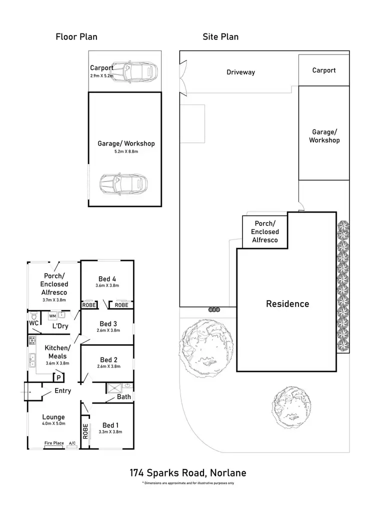 Floorplan of Homely house listing, 174 Sparks Road, Norlane VIC 3214