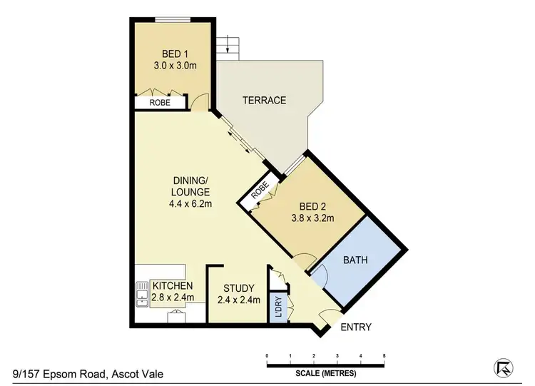 Floorplan of Homely apartment listing, 9/157 Epsom Road, Ascot Vale VIC 3032