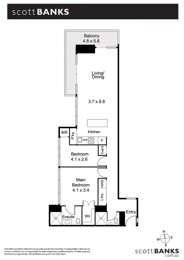 Floorplan of Homely unit listing, 10/35 Wattletree Road, Armadale VIC 3143