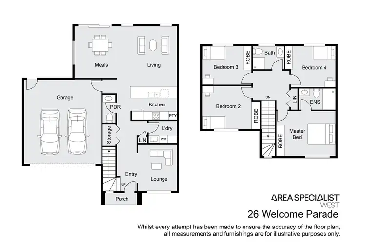 Floorplan of Homely house listing, 26 Welcome Parade, Wyndham Vale VIC 3024