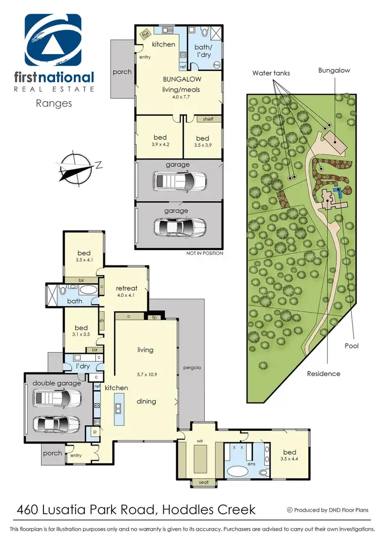 Floorplan of Homely house listing, 460 Lusatia Park Road, Hoddles Creek VIC 3139