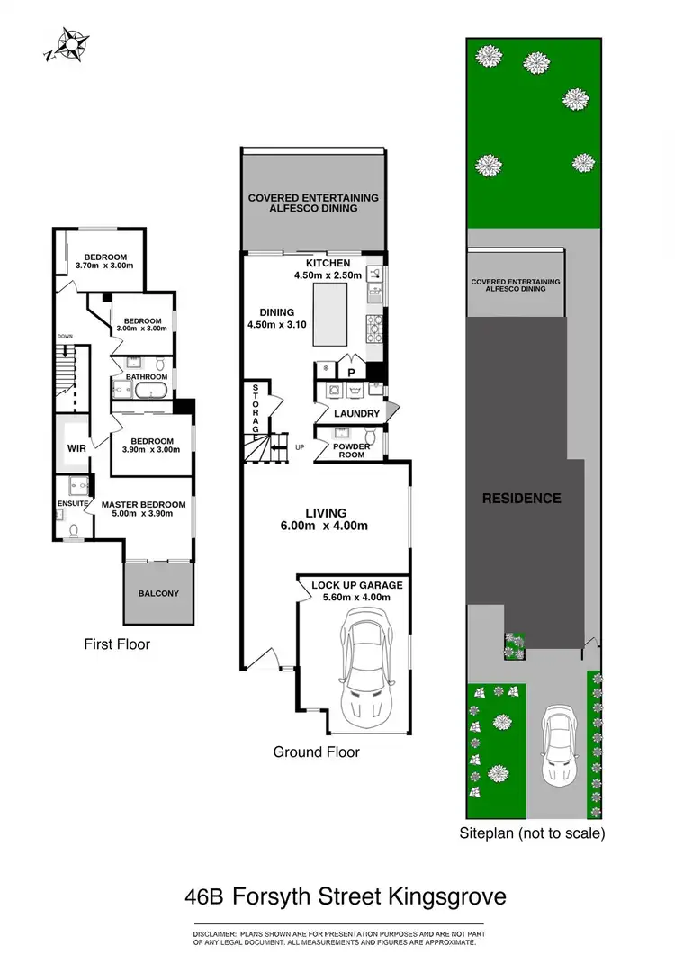 Floorplan of Homely house listing, 46B Forsyth Street, Kingsgrove NSW 2208