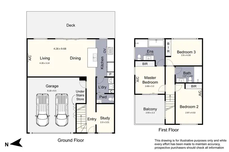 Floorplan of Homely townhouse listing, 26 Grandia Crescent, Keysborough VIC 3173