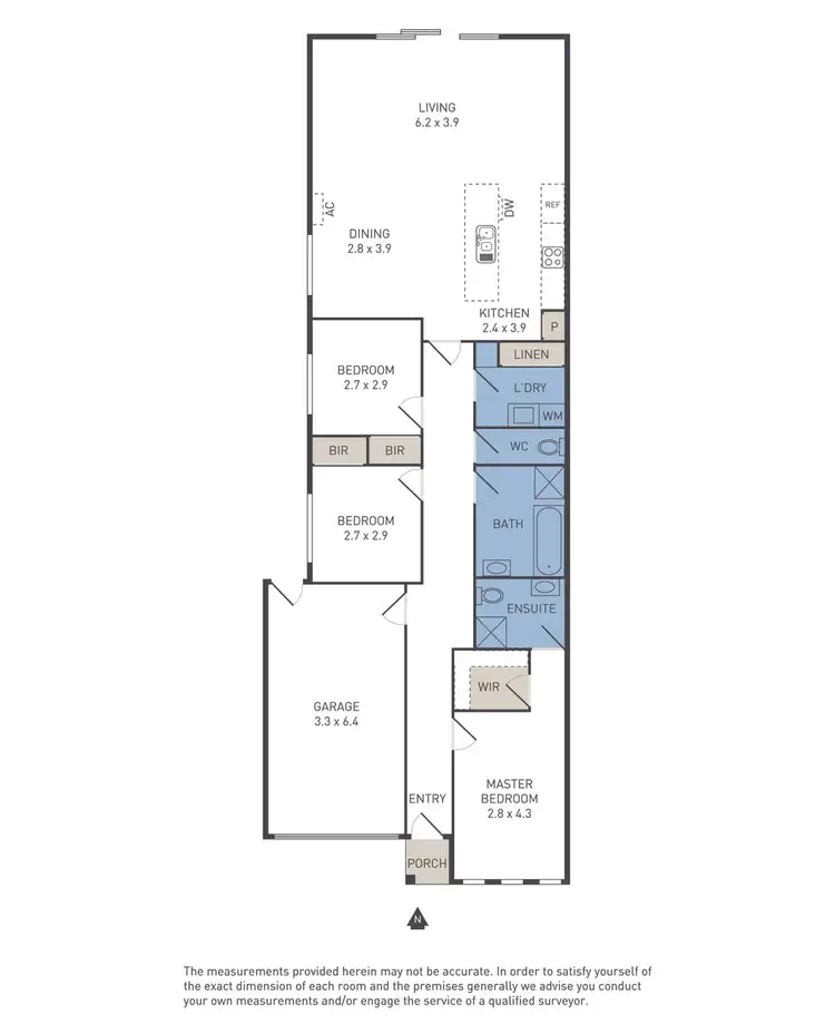 Floorplan of Homely unit listing, 1/30 Bridlepath Drive, Truganina VIC 3029