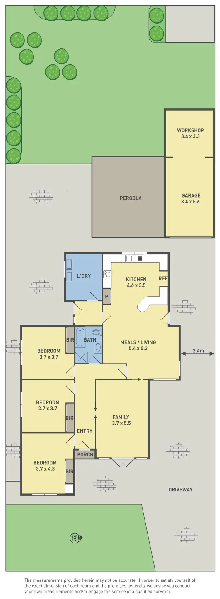 Floorplan of Homely house listing, 1 Mentha Street, Sunshine West VIC 3020