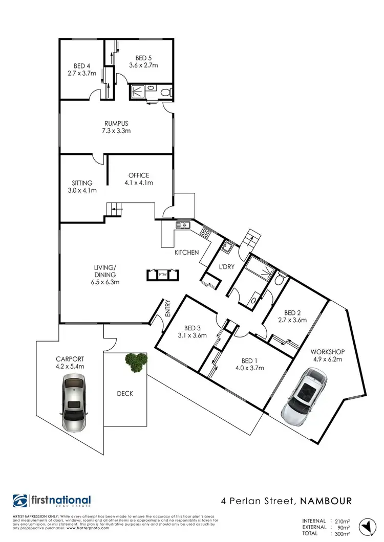 Floorplan of Homely house listing, 4 Perlan Street, Nambour QLD 4560
