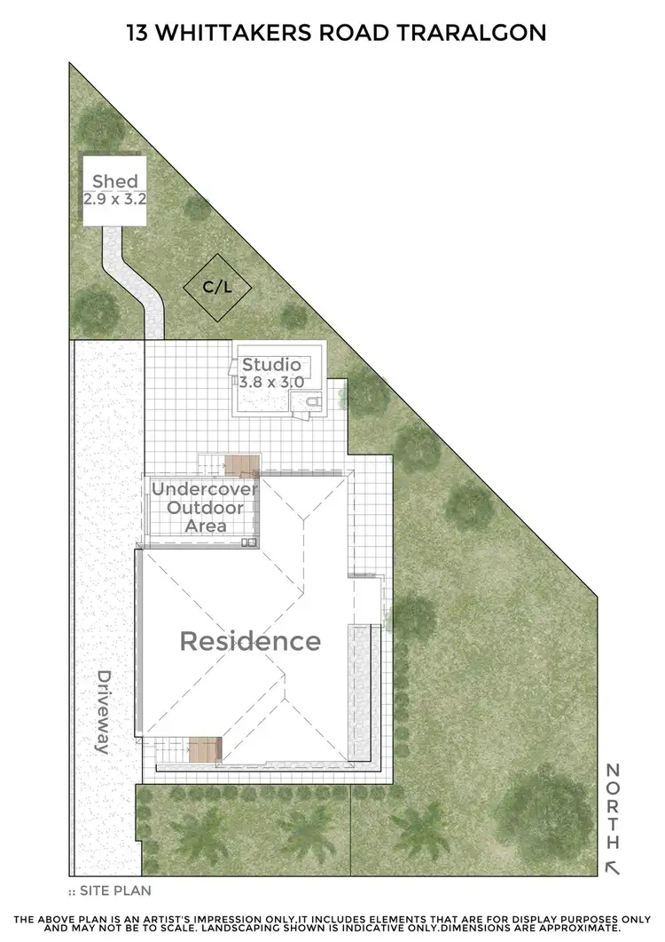 Floorplan of Homely house listing, 13 Whittakers Road, Traralgon VIC 3844