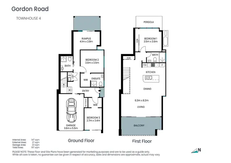 Floorplan of Homely townhouse listing, 4/16 Gordon Road, Long Jetty NSW 2261