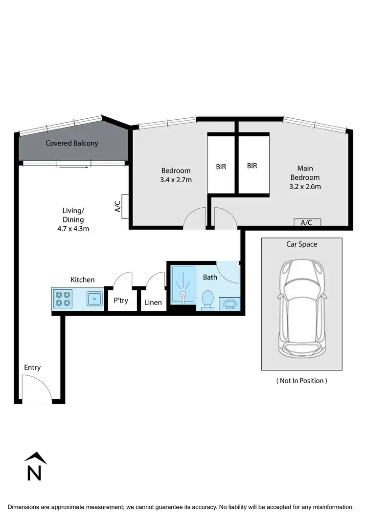 Floorplan of Homely apartment listing, 6610/442 Elizabeth Street, Melbourne VIC 3000