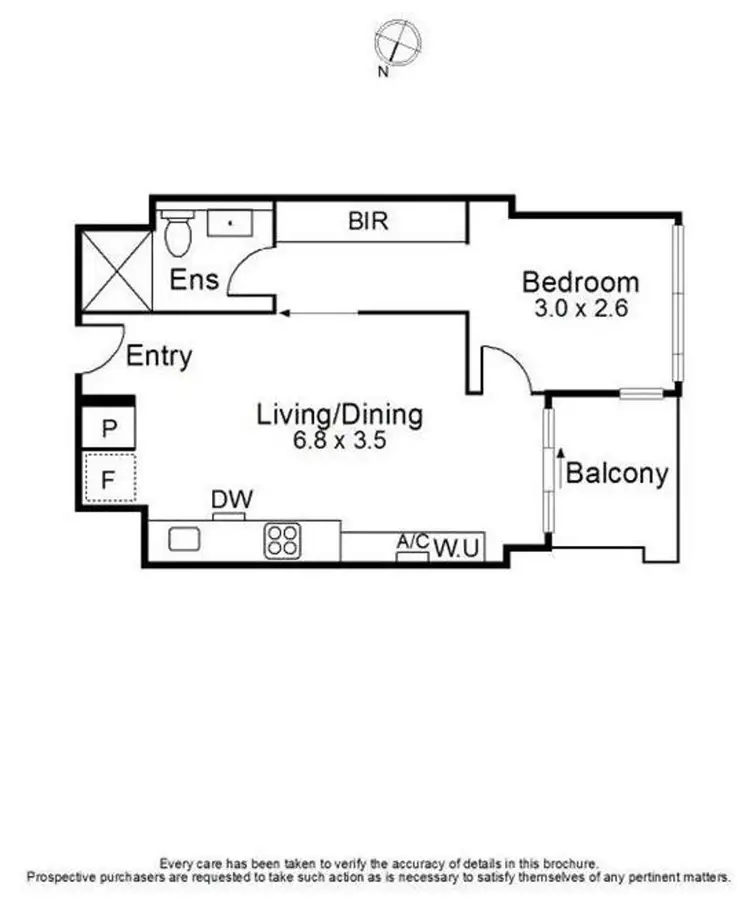 Floorplan of Homely apartment listing, 3814/220 Spencer Street, Melbourne VIC 3000