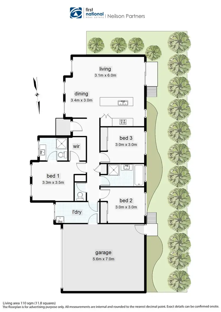 Floorplan of Homely unit listing, 1/5 Spencer Place, Pakenham VIC 3810