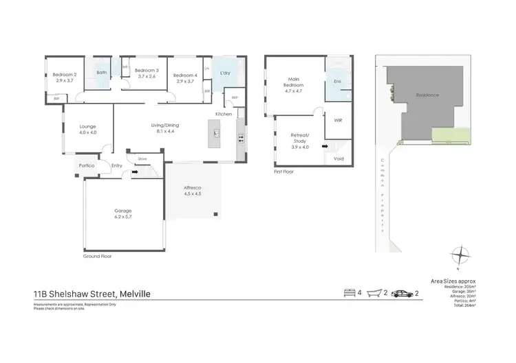 Floorplan of Homely house listing, 11B Shelshaw Street, Melville WA 6156