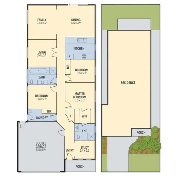 Floorplan of Homely house listing, 36 Melissa Way, Pakenham VIC 3810