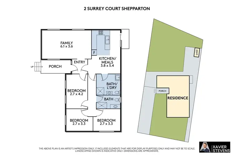 Floorplan of Homely house listing, 2 Surrey Court, Shepparton VIC 3630