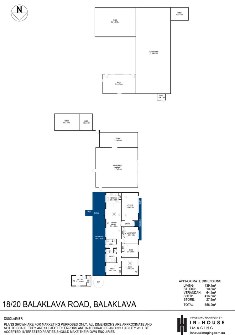 Floorplan of Homely house listing, 18-20 (8A) Balaklava Road, Balaklava SA 5461