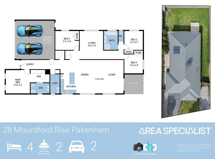 Floorplan of Homely house listing, 28 Mountford Rise, Pakenham VIC 3810