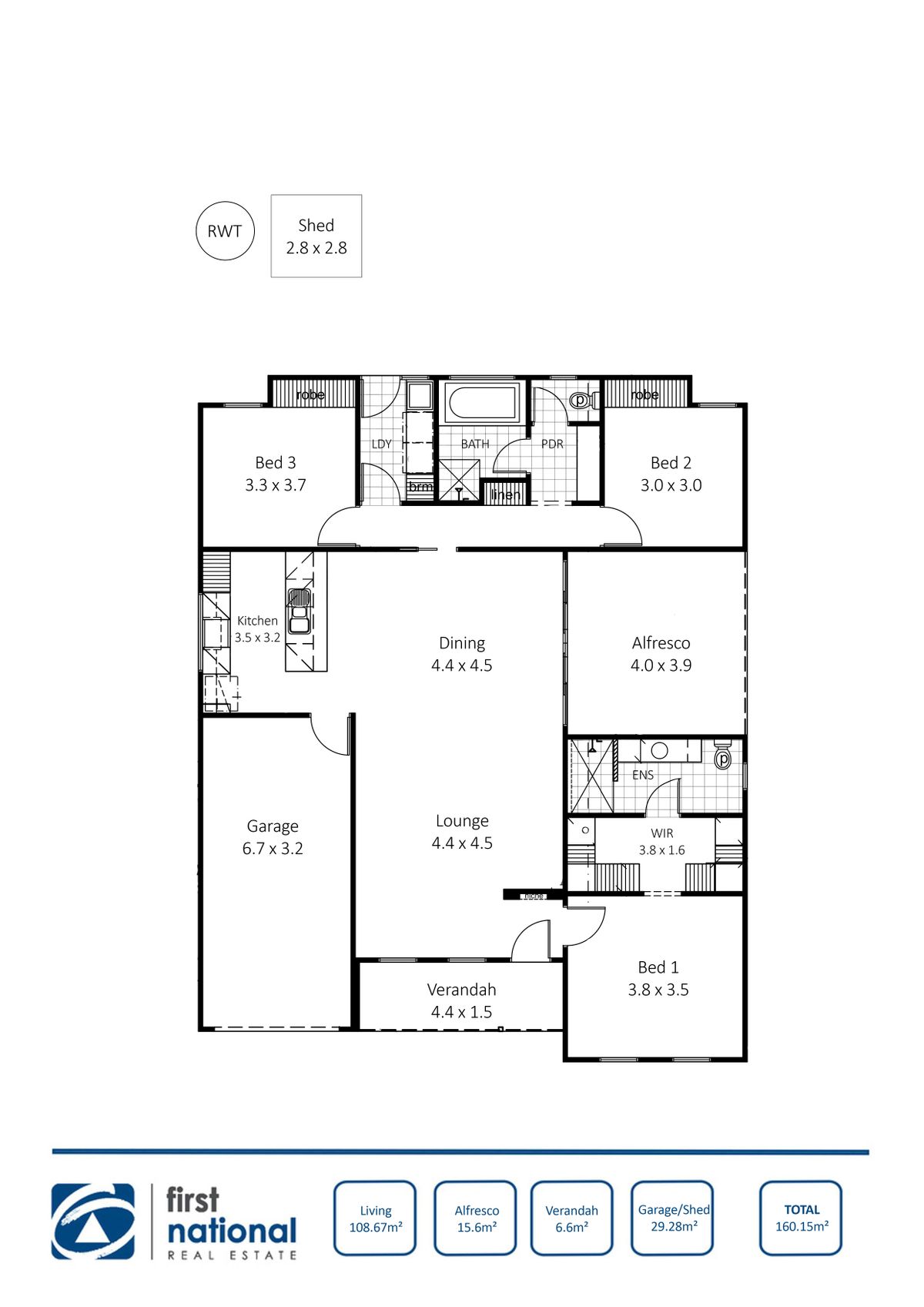 Floorplan of Homely house listing, 8 St Andrews Drive, Port Hughes SA 5558