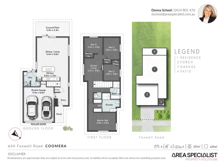 Floorplan of Homely house listing, 644 Foxwell Road, Coomera QLD 4209