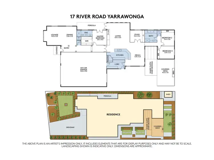 Floorplan of Homely house listing, 17 River Road, Yarrawonga VIC 3730