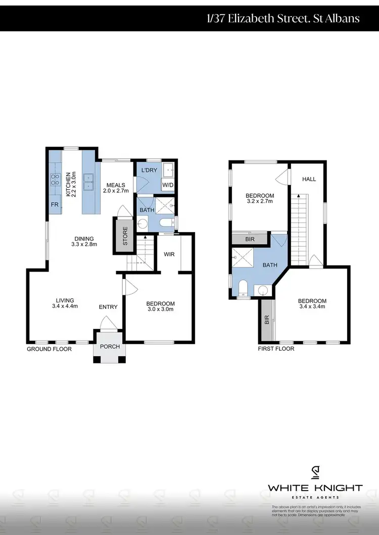 Floorplan of Homely house listing, 1/37 Elizabeth Street, St Albans VIC 3021