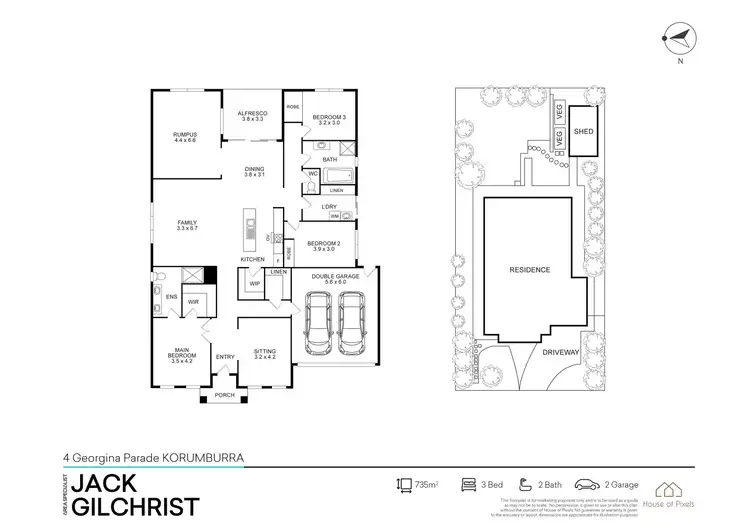 Floorplan of Homely house listing, 4 Georgina Parade, Korumburra VIC 3950