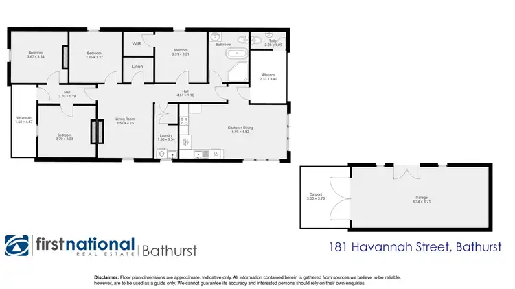 Floorplan of Homely house listing, 181 Havannah Street, Bathurst NSW 2795