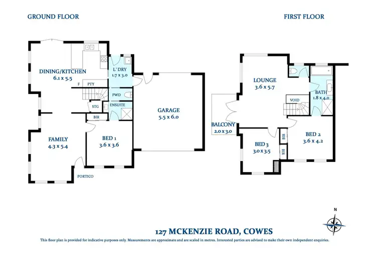 Floorplan of Homely house listing, 127 McKenzie Road, Cowes VIC 3922
