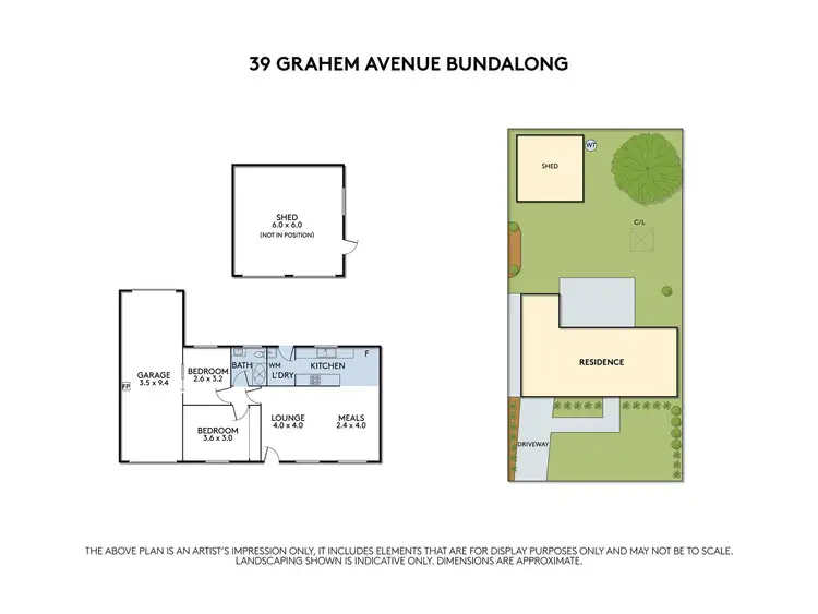 Floorplan of Homely house listing, 39 Graham Avenue, Bundalong VIC 3730
