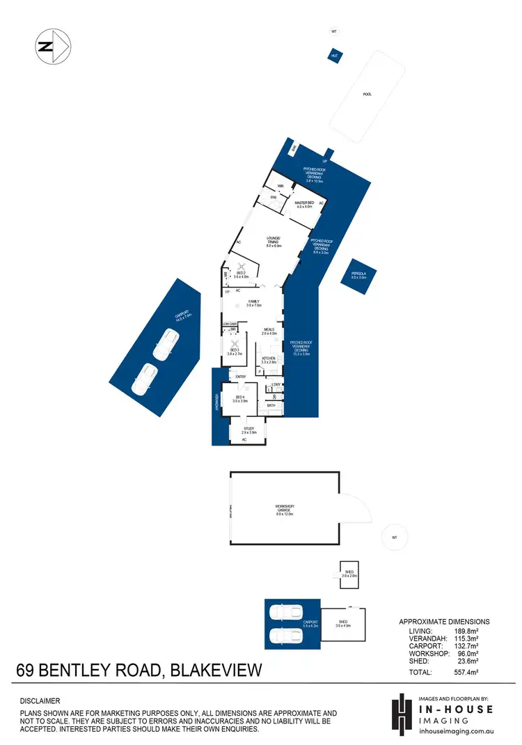 Floorplan of Homely house listing, 69 Bentley Road, Blakeview SA 5114