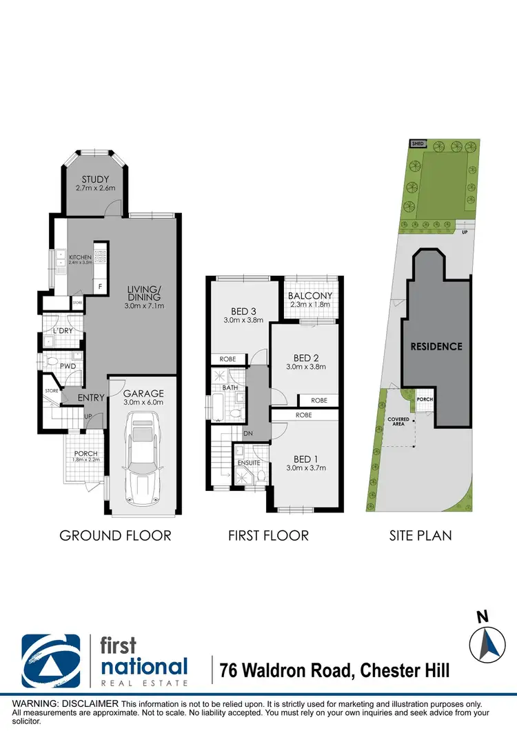 Floorplan of Homely house listing, 76 Waldron Rd, Chester Hill NSW 2162