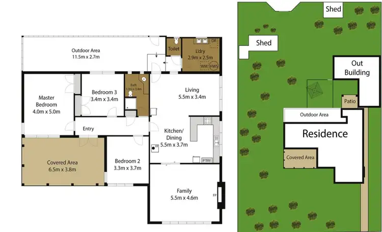 Floorplan of Homely house listing, 6-8 Salisbury Street, Lang Lang VIC 3984