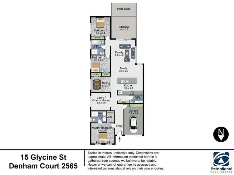 Floorplan of Homely house listing, 15 Glycine Street, Denham Court NSW 2565