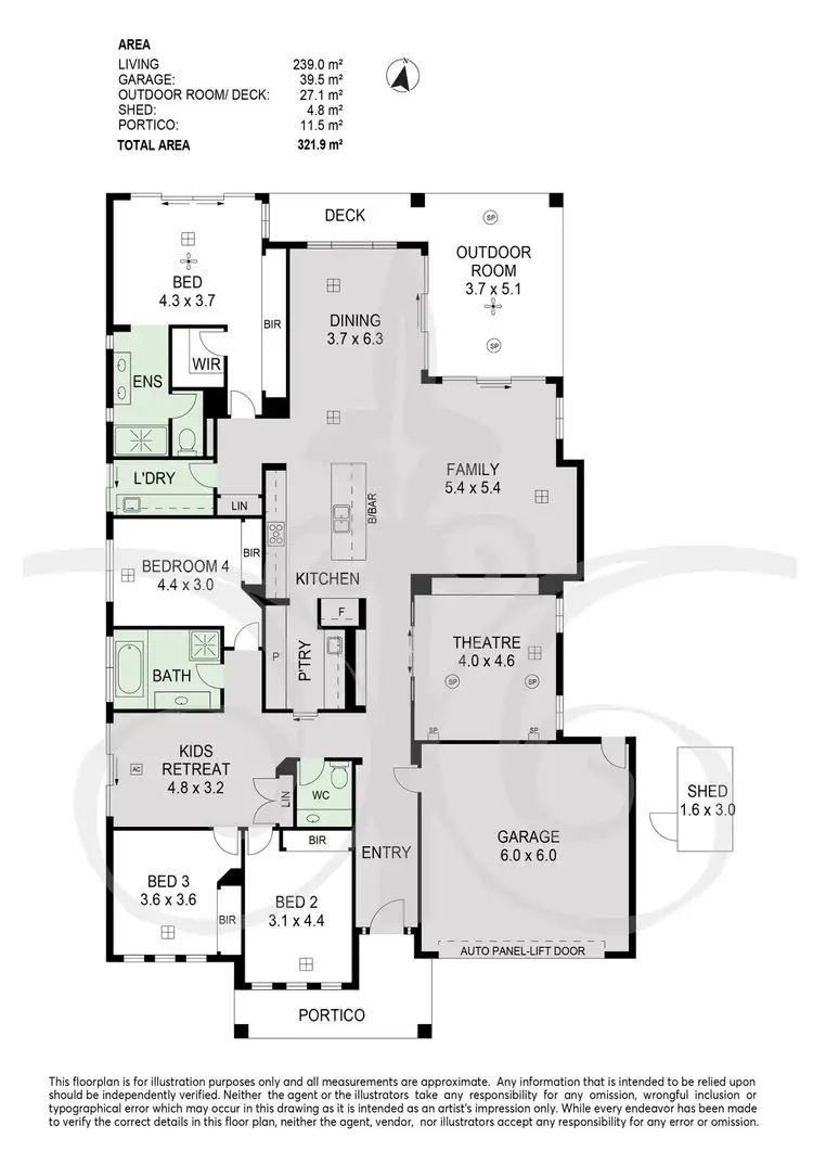 Floorplan of Homely house listing, 7 Reid Road, Mount Barker SA 5251