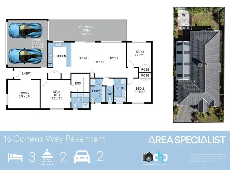 Floorplan of Homely house listing, 16 Cohens Way, Pakenham VIC 3810