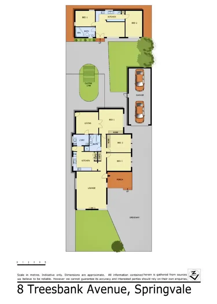 Floorplan of Homely house listing, 8 Treesbank Avenue, Springvale VIC 3171