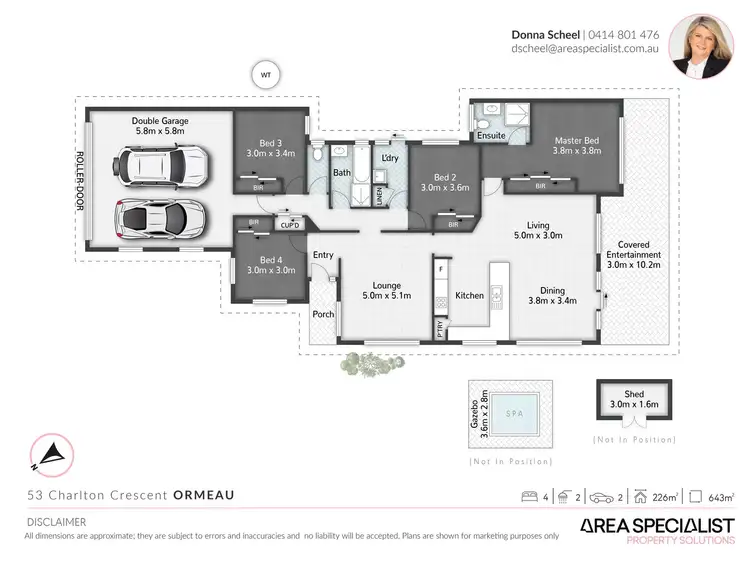 Floorplan of Homely house listing, 53 Charlton Crescent, Ormeau QLD 4208